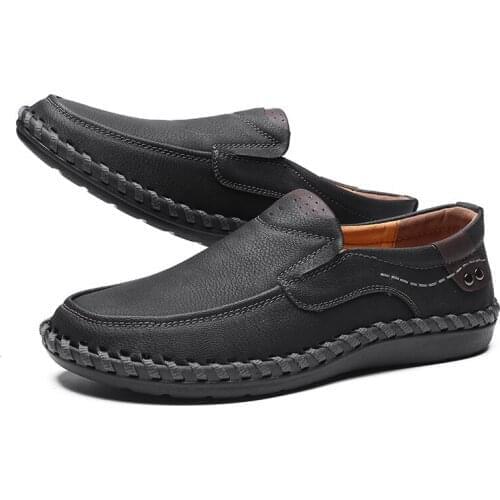 Men Casual Shoes Business Flats Walking Shoes Comfortable High Quality Male Dress Shoes Big Size Hot sale Spring Autumn Fashion