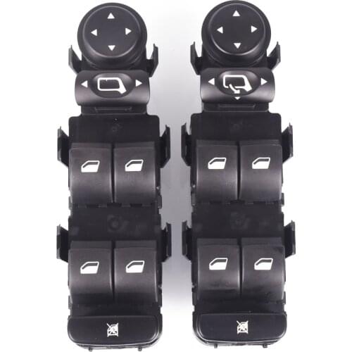 Electric Window Master Mirror Switch Panel 9 Pins For Citroen C4 2004-2010 6554.HA 6554HA