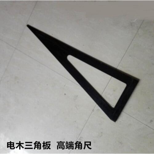 Glass ruler Bakelite High-end right angle triangle ruler Bakelite professional tool 0.3M(130x300mm) NO.D0951