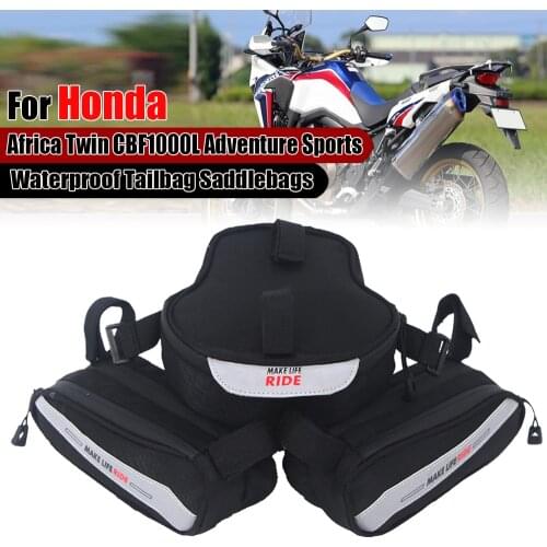 Tail Bag Saddlebags For HONDA CRF1000L Africa Twin CRF 1000 L CRF 1000L Adventure Sports Motorcycle Waterproof Pannier Rack Bags