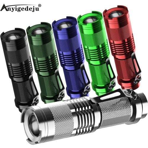 ANYIGEDEJU Mini LED Flashlight Q5 LED Flashlamp Torch AA Adjustable Zoom Focus Torch Lamp linterna Waterproof For Outdoor 3 mode