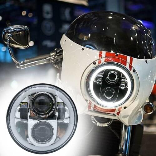 5.75" LED Projector Headlight For Yamaha trx850 V-Star XVS 250 650 950 1100 1300 5-3/4" 5.75 inch LED Headlight For Harley