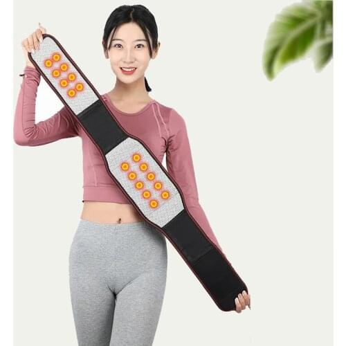 Tourmaline Self Heating Magnetic Therapy Back Waist Support Belt Adjustable Lumbar Pain Relief Brace Massage & Health Care