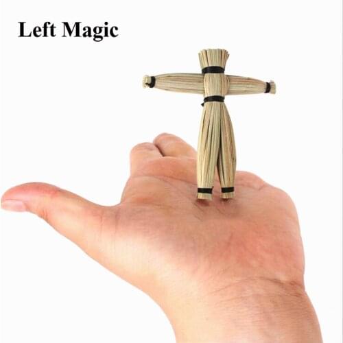 Straw Voodoo Doll Magic tricks Doll Props mentalism,close up magic stage Accessories comedy amazing toys April Fools Day E3068