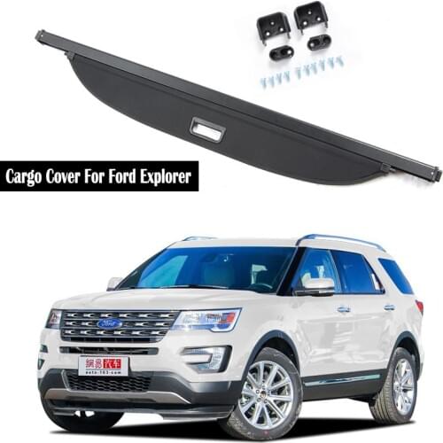 Rear Cargo Cover For Ford Explorer 2011 2012 2013 2014 2015 2016 2017 2018 privacy Trunk Screen Security Shield shade