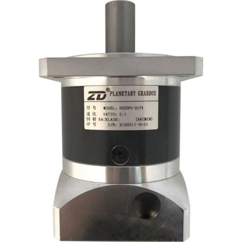 ZD Planetary Gearbox 80ZDF5-0174 Reduction Ratio 5:1 High-precision Planetary Gear Servo Reducer