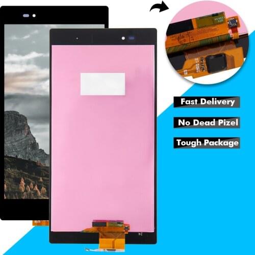 100% Tested LCD Display For Sony Xperia Z Ultra XL39h XL39 C6802 C6806 C6843 C6833 LCD Display Touch Screen Digitizer Assembly