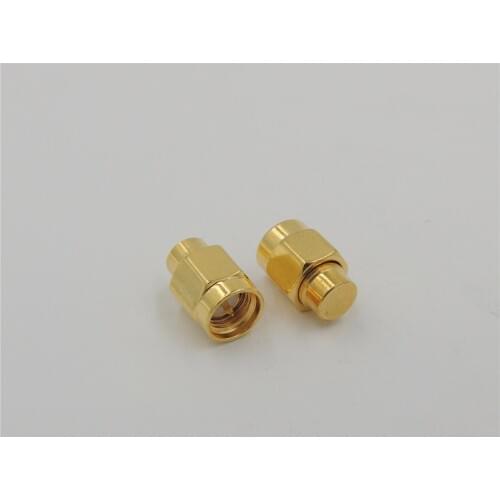 100 pcs 50 Ohm 1w Laboratory essential brass SMA Male connector RF Coaxial Termination Dummy LOADS ADAPTER