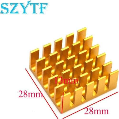 5pcs Aluminum heat sink 28*28*13MM electronic chip cooling radiator pl chip coolingate