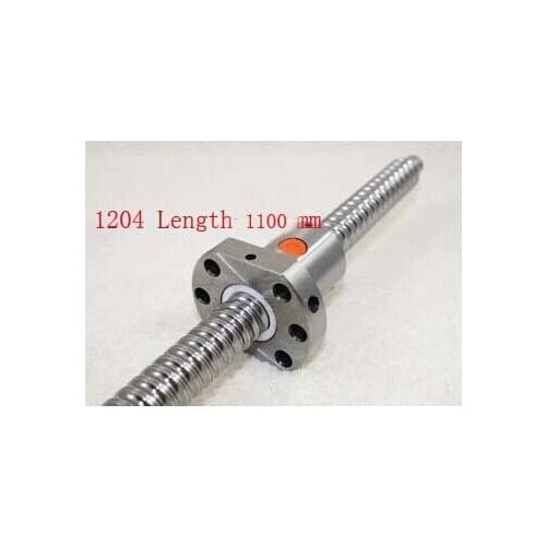 Acme Screws Diameter 12 mm Ballscrew SFU1204 Pitch 4 mm Length 1100 mm with Ball nut CNC 3D Printer Parts