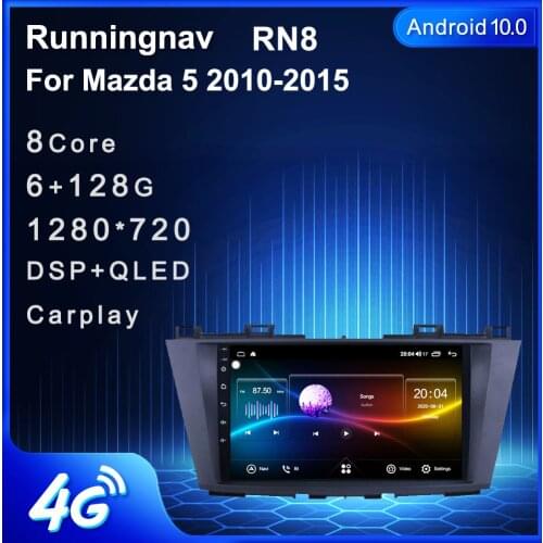 Runningnav For Mazda 5 2010-2015 Android Car Radio Multimedia Video Player Navigation GPS