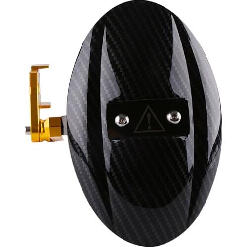 CNC Aluminum Rear Wheel Fender Splash Guard Cover w/ Bracket for Kawasaki Z125 RC150 2010-2015 - Gold