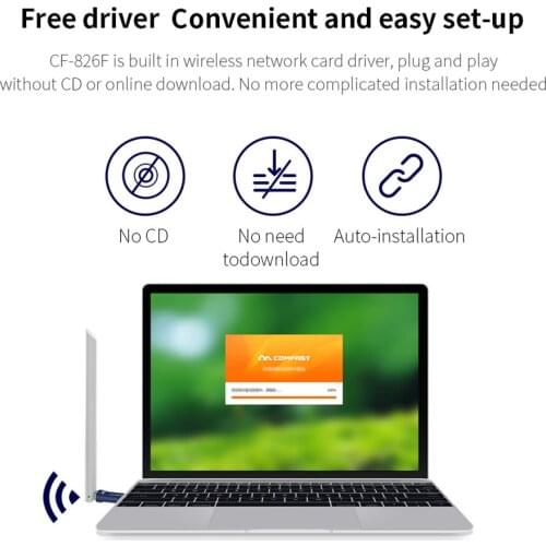 Dual Band Wireless Wifi Adapter COMFAST 300Mbps WiFi USB Adapter Receiver 2.4GHz Wireless Network Card Dongle Desktop