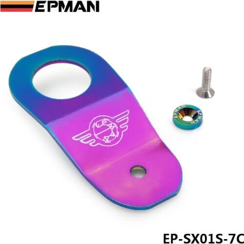 Racing Neo Chrome Billet Aluminum Radiator Stay Bracket with Washer+Bolt For Honda Civic EK EP-SX01S-7C