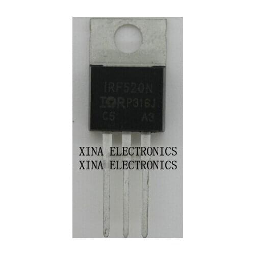 IRF520NPBF IRF520N F520N 9.7A/100V TO-220 ROHS ORIGINAL 10PCS/lot Free Shipping Electronics composition kit