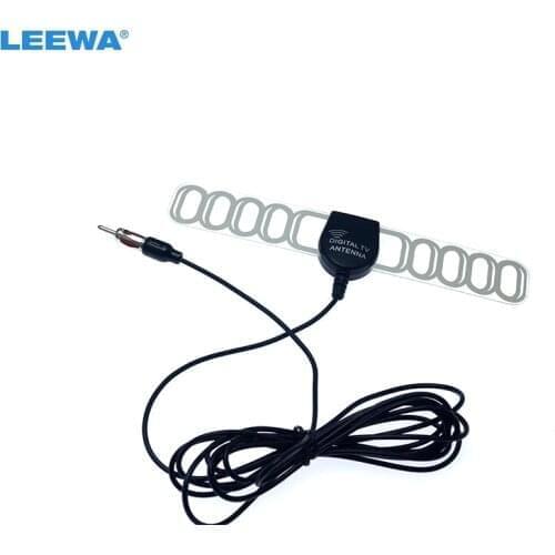 LEEWA 5set Car 12V Internal Digital Antenna AM/FM Auto Raido Antenna Aerial Signal Enhanced Antenna With Amplifier #CA3632