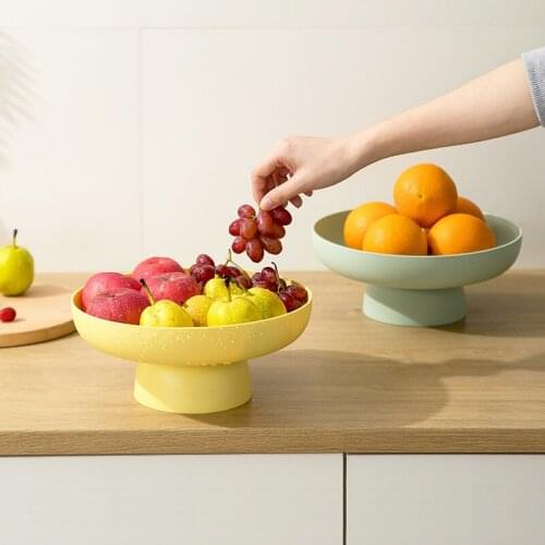 Nordic Plastic Fruit Plate Can Be Stacked Snacks Candy Storage Tray Home Living Room Desktop Decoration Snack Storage