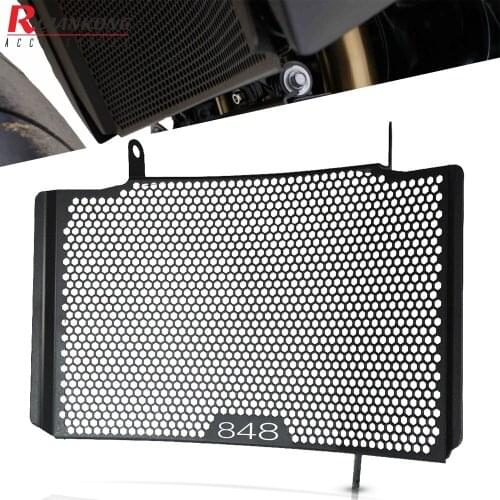 Motorcycle Black Upper Radiator Grille Grill Guard Covers Protection For Ducati 1198 1098 848 2007 2008 2009 2010 2011 2012 2013
