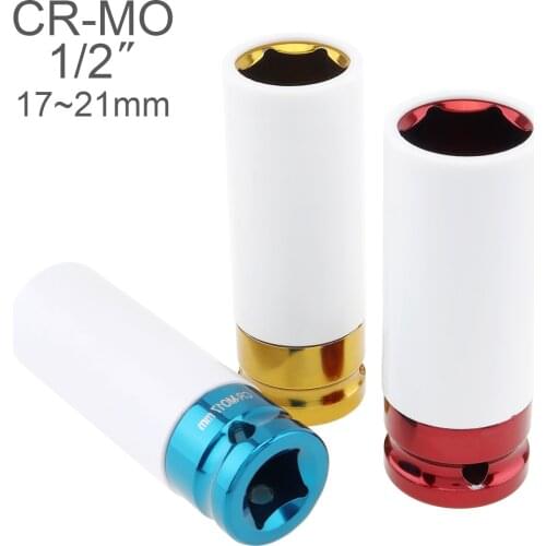 Car Repair Tool Set Tire Protection Socket Wrench Wheel Sleeve 3mm 17mm 19mm 21mm Steam Hardware Tools