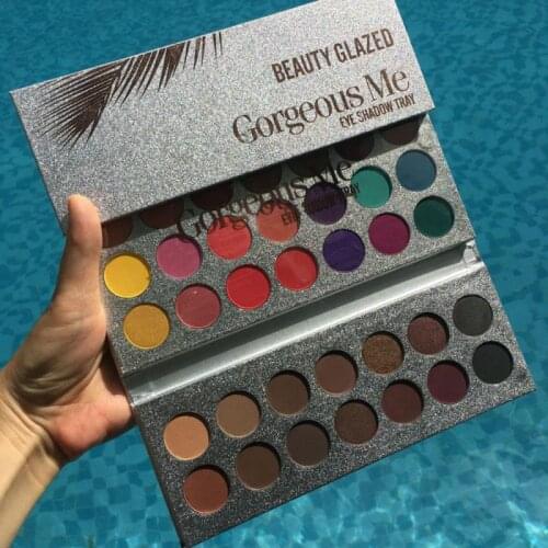 Beauty Glazed 10/16/35/63 Color Eyeshadow Palette Sequins Synthetic Diamond Waterproof Long-lasting No Blooming eye makeup TSLM1