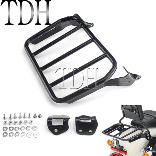 Motorcycle Detachable Two Up Sissy Bar Rack Luggage Holder Bracket For Harley Fat Boy Breakout FLFB FLFBS FXBR FXBRS 2018-2021