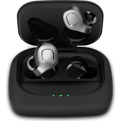 SOUMETI F8 TWS Sport Bluetooth Headset 5.0 True Wireless Extra Long Standby 3D Stereo Earphone Running Waterproof Double Ears