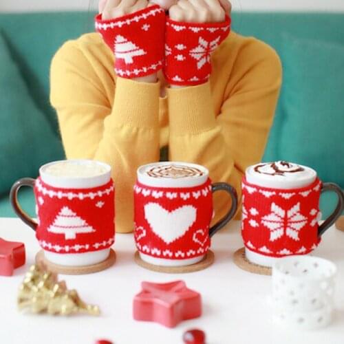 Personality Christmas Sweater Water Cup Simple Art Fashion Living Room Drinking Cup Practical Cup Creative Cup Mug Art