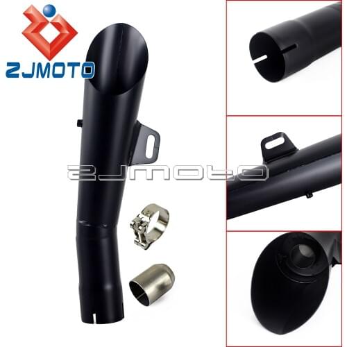 51mm Motorcycle Exhaust Pipe Street Bike Pipe System For Dirt Bike Scooter Quad Black Exhaust Pipe For Yamaha R6