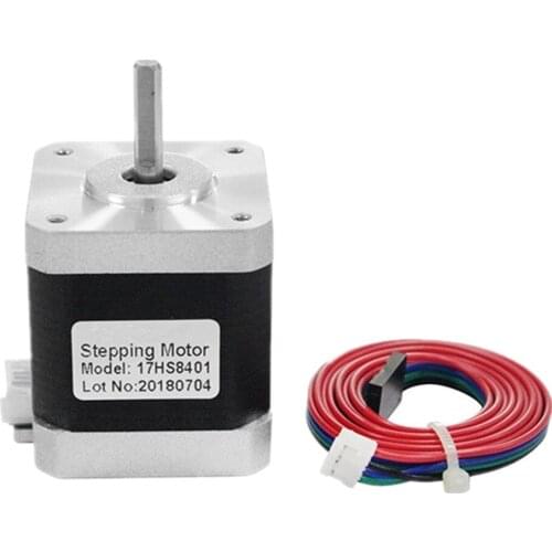 DuoWeiSi 3D Printer Parts 17HS8401 Single Output Shaft Hybrid 42 Stepper Motor 48mm 2 Phase 4 Wire 3d Printer Accessories