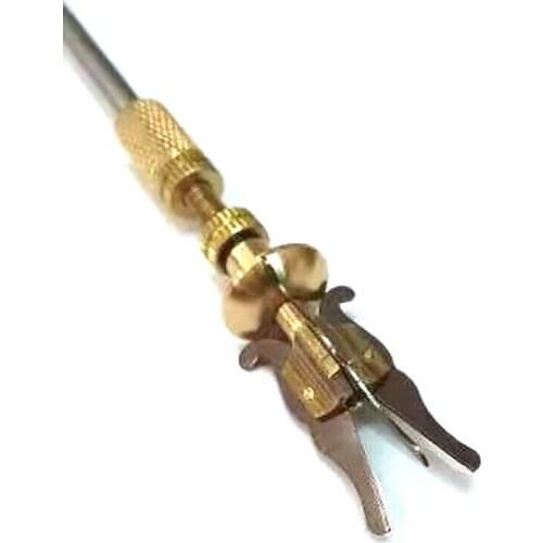 Balance Wheel Clamp 3-Fork Locking Pliers Clock For Watch Movement Repair Parts