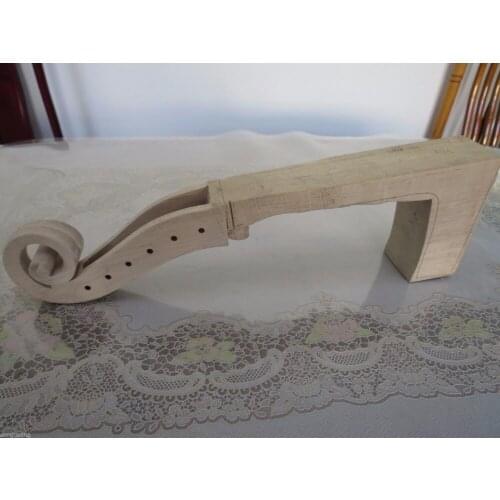 1pcs hand carved maple unfished 6 strings 25" viola da gamba neck