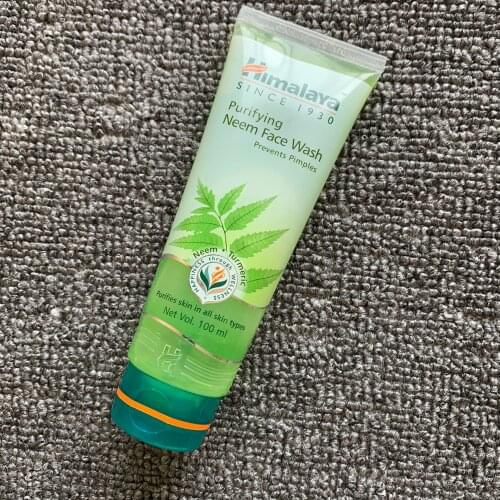 Himalaya Anti Acne treatment Neem facial cleanser Purifying Turmeric Face Wash Ayurvedic oil control Face Care Keep skin pure