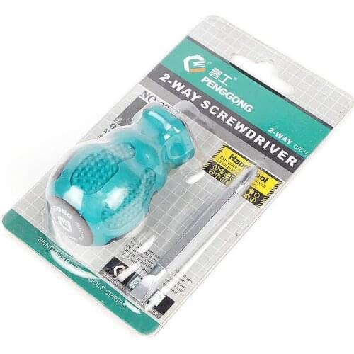 HOEN Two-Way Slotted Phillips Screw Drivers Repair Tools 2 in1 Magnetic Screwdriver Bits Adjustable Screwdriver Set