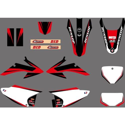 TEAM Graphics Decals Stickers For Honda CRF150 CRF230 CRF150F CRF230F 2008 2009 2010 2011 2012 2013 2014