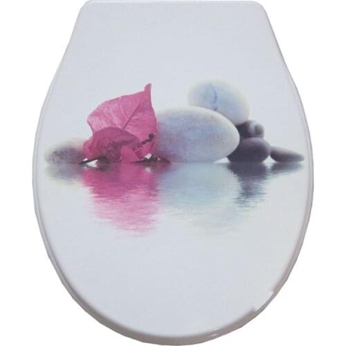 Toilet lid cover standard closing 2020 high quality colorful toilet seat cover set hot selling fashion bathroom pp toilet seat