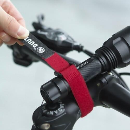 Bicycle binding belt multi-function Velcro binding cylinder fixing belt universal nylon adhesive buckle binding belt