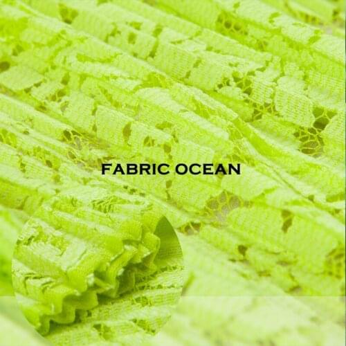 Embroidery fold couture fashion fabric, lace fabric, floral pattern, hollow, sample, sew for top, shirt, dress,craft by the yard