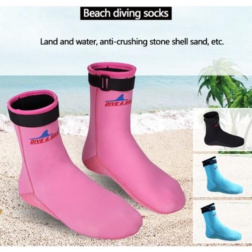 3.5mm Diving Socks Beach Socks Boots Neoprene Water Beach Booties Shoes Snorkeling Diving Surfing Boots for Men Women