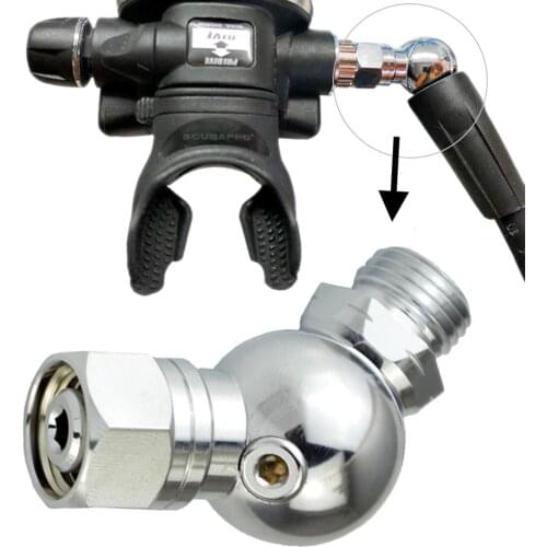 NEW Adjustable Underwater Scuba Diving Explorer Rotatable Breathe Regulator Adapter