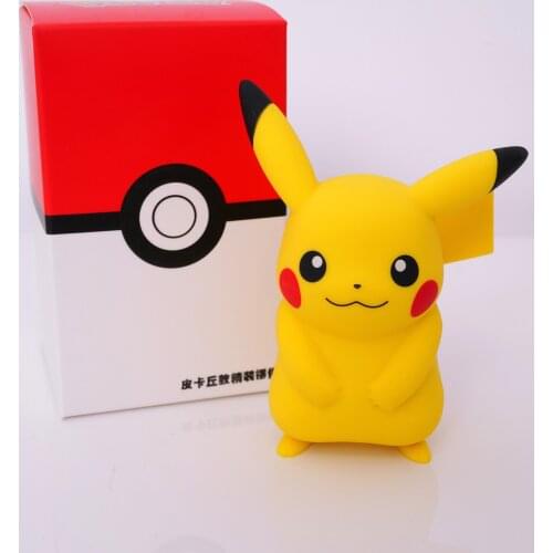 Genuine Pikachu Model Cartoon Blind Box Pokemon Tide Model Doll Girl Action Figures Decoration Anime Dolls Collectible Figurines