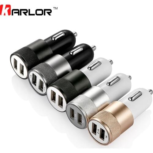 Cigarette Lighter Splitter Quick Charge Dual Usb Car Charger Adapter 2 usb Port 3.1A Smart Phone Car Charging Accessories