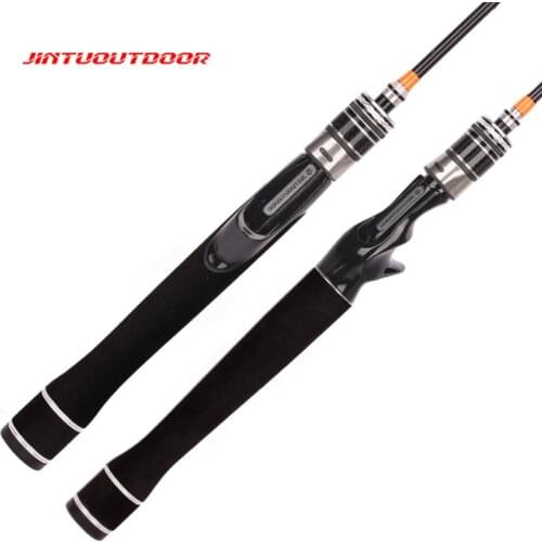 JINTUOUTDOOR UL Trout Rod Solid Tip Spinning Casting Lure 1.4m 1.68m 1.8m Fast Action High Carbon Light Jigging Fishing Rod