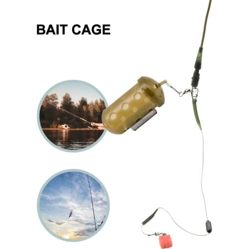Fishing Accessories 6cm Carp Fishing Feeder Groundbait Basket Cage Portable Fishing Bait Cage Trap Feeder Groundbait Cage