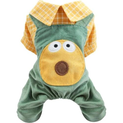 Dog bib spring, summer and autumn clothes, thin Teddy Bichon Pomeranian puppies, handsome four-legged clothes, comfortable