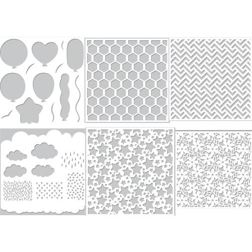 Background Mask Stencil /Seal for DIY scrapbooking/photo album Decorative clear stamp sheets A481