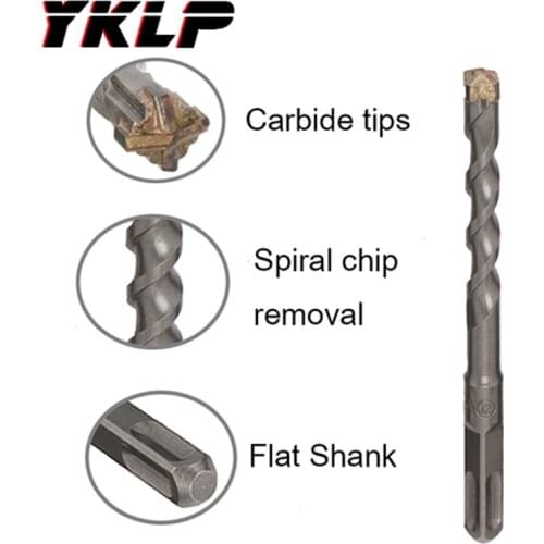 350mm SDS Plus Hammer Drill Carbide Cross Tip Rotary Tool Drill Bits & Chisel SDS Plus Bits Concrete Fits Hilti