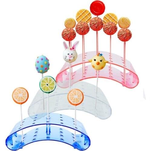 1Pc 20 Holes U Shaped Lollipop Stand Display Holder Base Shelf DIY Wedding Birthday Home Party Decor Table Supplies Baking Tools