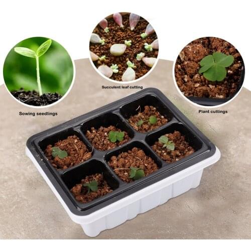 Germination Box Starter Kit Family Seed Germination Tray Kit Tray Grow Box 4Pcs/Set Widely Used White Gardening Supplies