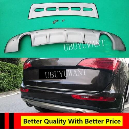 Rear / Front Protective Panels Stainless Steel Decorative Panels Bumper Protector Body Kit For Audi Q5 2013 2014 2015 2016 2017