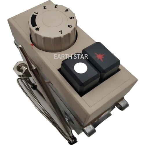 Earth Star Model 710 minisit gas fryer thermostat control valve 120-200 degree lpg thermostaic valves